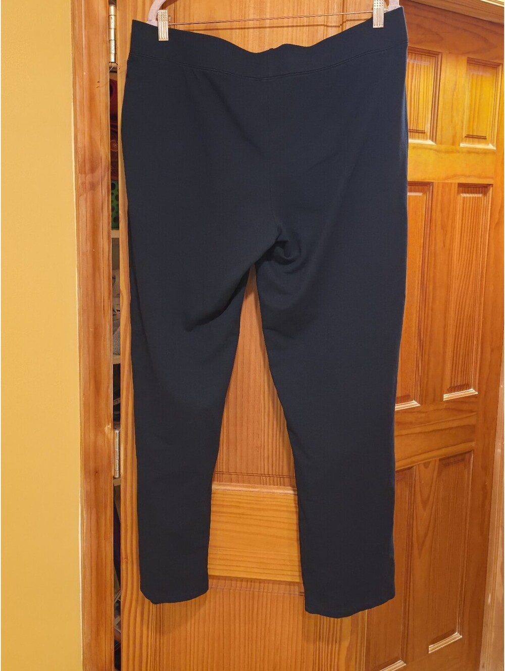 Rafaella classic black pull-on stretch pants Womens  Size XL